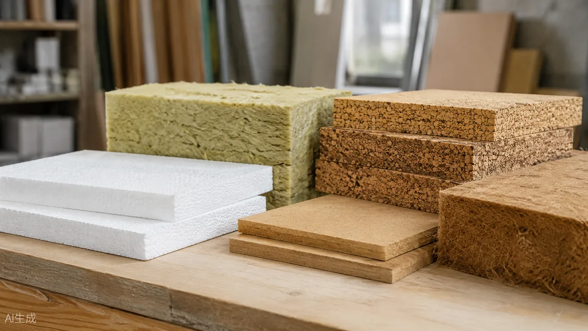Materiali isolanti a confronto: EPS, lana di roccia, sughero e fibra di legno